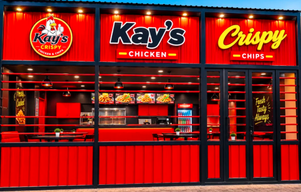 Kay's Crispy shopfront, Laini Moja Street, Kitale